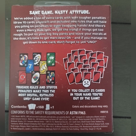 UNO Nn Mercy Card Game (Hard to Find) - Picture 4 of 5